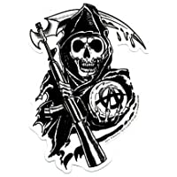SONS OF ANARCHY- Reaper- Officially Licensed- 4.5&quot- x 3&quot-- Die-Cut STICKER ETIQUETA DECAL